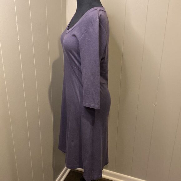 Horny Toad Small Purple Tencel Lyocell Gorpcore Dress - Picture 5 of 7